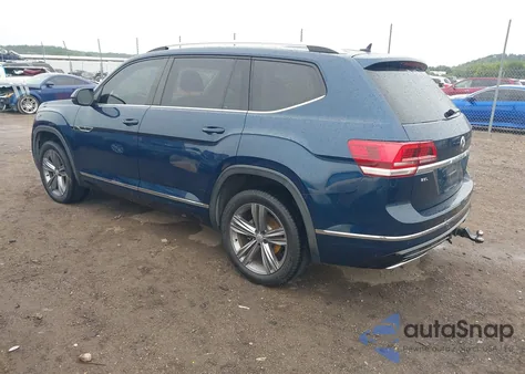 2019 Volkswagen Atlas 3.6L V6 Sel R-Line z USA, uszkodzony, nr VIN 1V2RR2CA4KC527990
